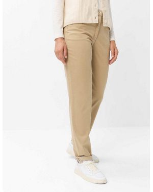 RAPHAELA by BRAX 5-Pocket-Hose Style Caren New Satin: Five-Pocket-Hose Im Comfort Plus Fit - Natur