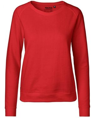 Neutral Sweatshirt / 100% Fairtrade Baumwolle - Rot