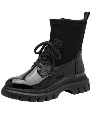 Marco Tozzi Mt Feel Me Mit Absatz Blockabsatz 2-25231-47 Stiefelette - Schwarz