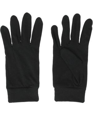 Endurance Laufhandschuhe Gesell mit natürlichen Powermaterialien für Atmungsaktivität und Wärme - Schwarz