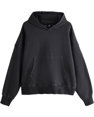 Next Kapuzenpullover EDIT kastiges Hoodie aus schwerem Stoff (1-tlg) - Schwarz