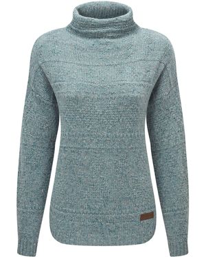 Sherpa Sweatshirt Yuden Pullover - Blau