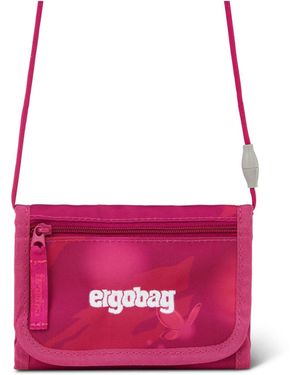 ergobag Geldbörse Brustbeutel (Portemonnaie), Schlaufe zum Umhängen - Pink