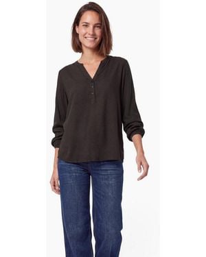 Cecil Shirtbluse Aus Softer Viskose - Schwarz