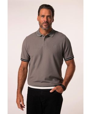 JP1880 Poloshirt Bauchfit Halbarm bis 8 XL - Grau