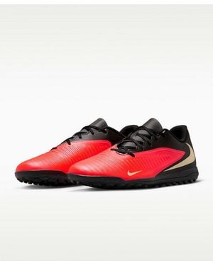 Nike Phantom 6 Low Club Fußballschuh Für Harte Untergründe Wie Asche, Turf Und Kunstrasen - Rot