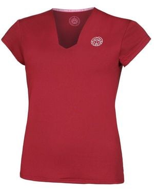BIDI BADU Protected Leafs V-Neck T-Shirt