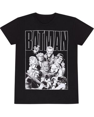 Batman Rogues Gallery T-Shirt - Schwarz