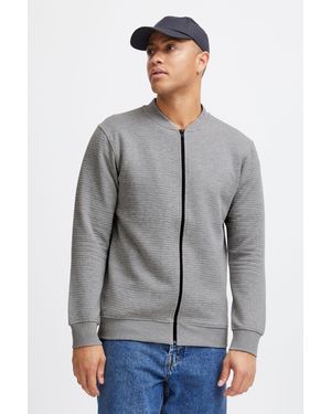 INDICODE IDBronte Sweatjacke mit Reißverschluss - Grau