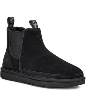 UGG Neumel Chelsea Chelseaboots, Chukka, Schlupfboot, Winterboot Mit Stretch-Einsätzen - Schwarz