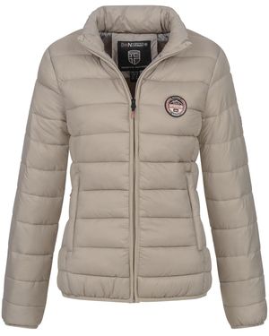 GEOGRAPHICAL NORWAY Übergangsjacke Steppjacke Outdoor Frühlingsjacke leicht Jacke - Grau