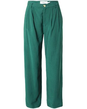 Moves Bundfaltenhose Nimma (1-tlg) Falten - Grün