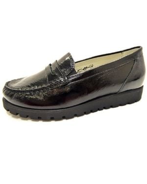 Waldläufer Hegli Slipper - Schwarz