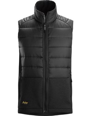 Snickers Workwear Sweatweste FlexiWork Hybrid Weste - Schwarz