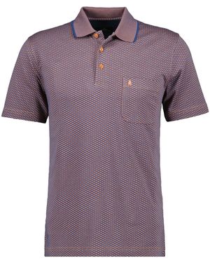 RAGMAN Poloshirt Polo jaquard - Lila