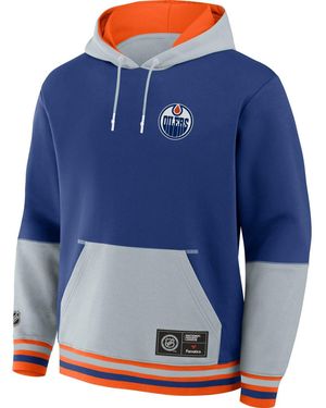 Fanatics Kapuzenpullover Foundation NHL Edmonton Oilers - Blau