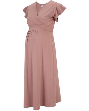 Bebefield Midikleid Luna (1-tlg) Wickel-Design - Pink