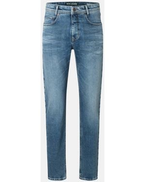 M·a·c 5-Pocket-Jeans Denim Klassiker Mit Bequemer Beinweite - Blau