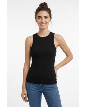 Replay Ripptanktop Im Slim Fit - Schwarz