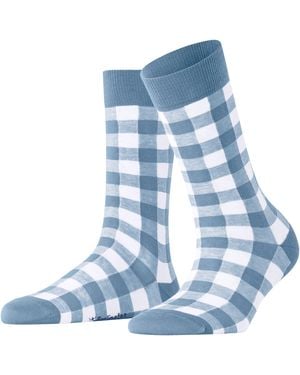 Burlington Socken Vichy (1-Paar) - Blau