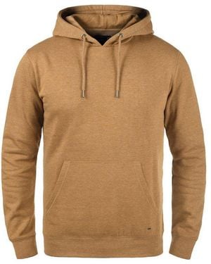 Solid Hoodie Sdbert Kapuzensweatshirt Mit Kängurutasche - Braun