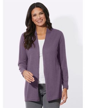 Sieh an! Strickjacke - Lila