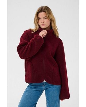 Kaffe Wintermantel Jacke Kaally - Rot