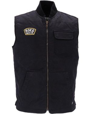 Roeg Sweatweste Brad Vest - Schwarz