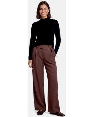 Zero Strickpullover Damen Mit Stehkragen (1-Tlg) Material - Rot