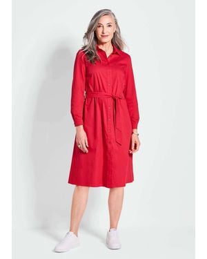Goldner Sommerkleid Kurzgröße: Kleid - Rot