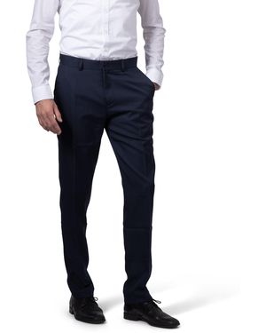 Hirschthal Business Anzughose Slim- Regular-Fit in Kurz-, Lang- und Normalgrößen - Blau