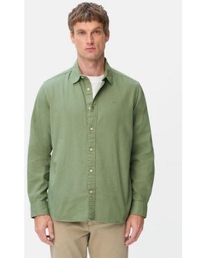 Camel Active Langarmhemd Mit Kent-Kragen Langarm Button-Down - Grün