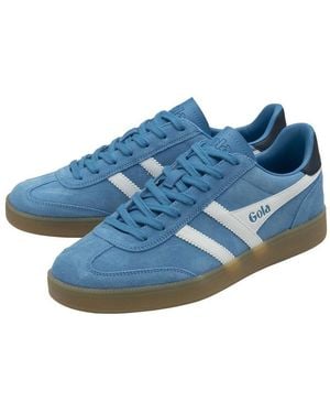 Gola Viper (Wildleder) Hellblau/Weiss/Navyblau Herren Sneaker