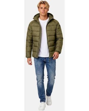 Arctic Seven Winterjacke Asrodrii Mit Warmem Teddyfell Und Abnehmbarer Kapuze - Grün