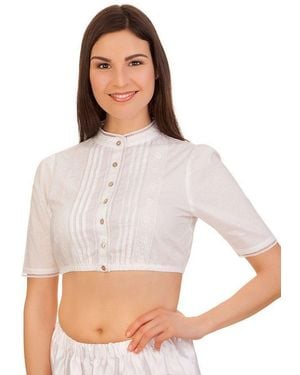 Stockerpoint Dirndlbluse Dirndlbluse - Weiß