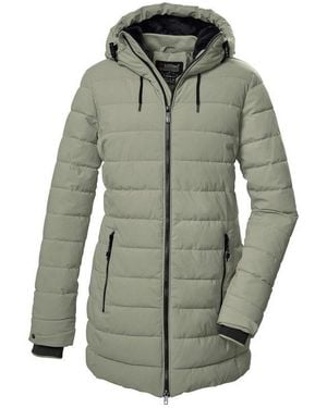 Killtec Steppmantel Kow 55 Wmn Qltd Prk Wasserabweisender, Winddichter Damenparka, Atmungsaktiv - Grün