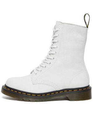 Dr. Martens 1490 Laced Virginia Ankleboots - Weiß