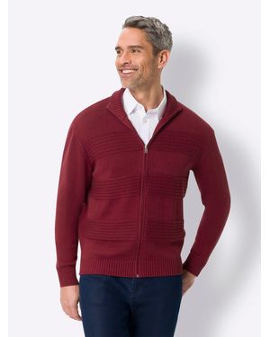 Sieh an! Strickjacke - Rot