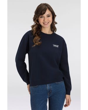 Levi's Levi's® Sweatshirt GR EVERYDAY CREW BLUES mit Logoprint - Blau