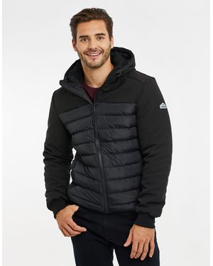 Threadbare Steppjacke THB Jacket Cossack (1-St) mit kuscheliger Kapuze - Grau