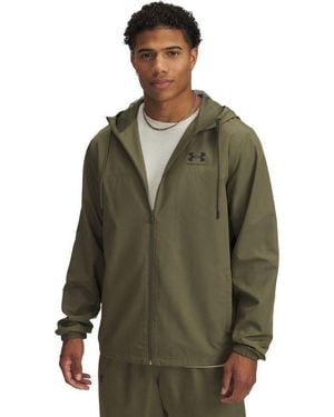 Under Armour Softshelljacke Rival Woven Windbreaker - Grün