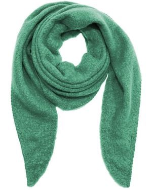 Fera Modeschal Bouclé Dreieckstuch cozy Material, 8148 in Grün-3