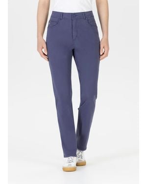 SteHmann Webhose Mellina Straight Fit im 5-Pocket-Stil - Blau