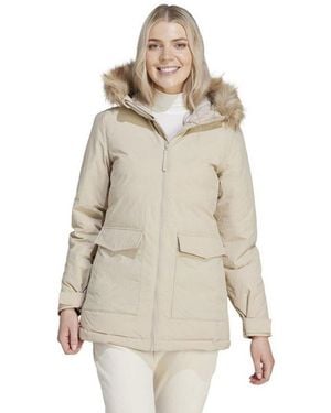 adidas Originals Wintermantel Hooded Fur Parka (Wasserabweisend) Damen - Schwarz