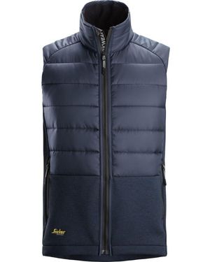 Snickers Workwear Sweatweste FlexiWork Hybrid Weste - Blau
