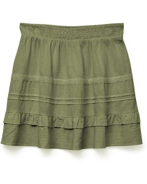 Vero Moda Sommerrock Elastischer Bund - Grün