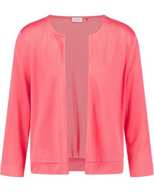Gerry Weber Hybridjacke Offener Cardigan mit Faltendetail - Pink