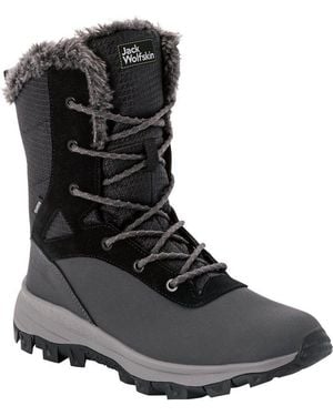Jack Wolfskin Everquest Texapore Snow High W Outdoorwinterstiefel Winterboots, Snowboots, Winterschuhe, Wasserdicht, Gefüttert - Schwarz