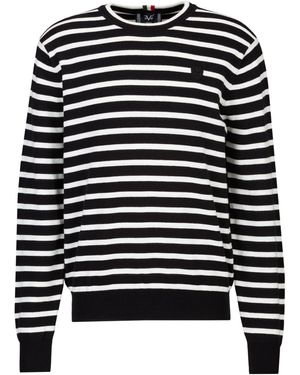 19V69 Italia by Versace Strickpullover MACARIO - Blau