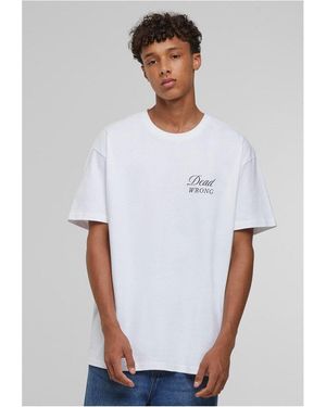 MT Upscale T-Shirt Dangerous Grounds Oversize Tee - Weiß